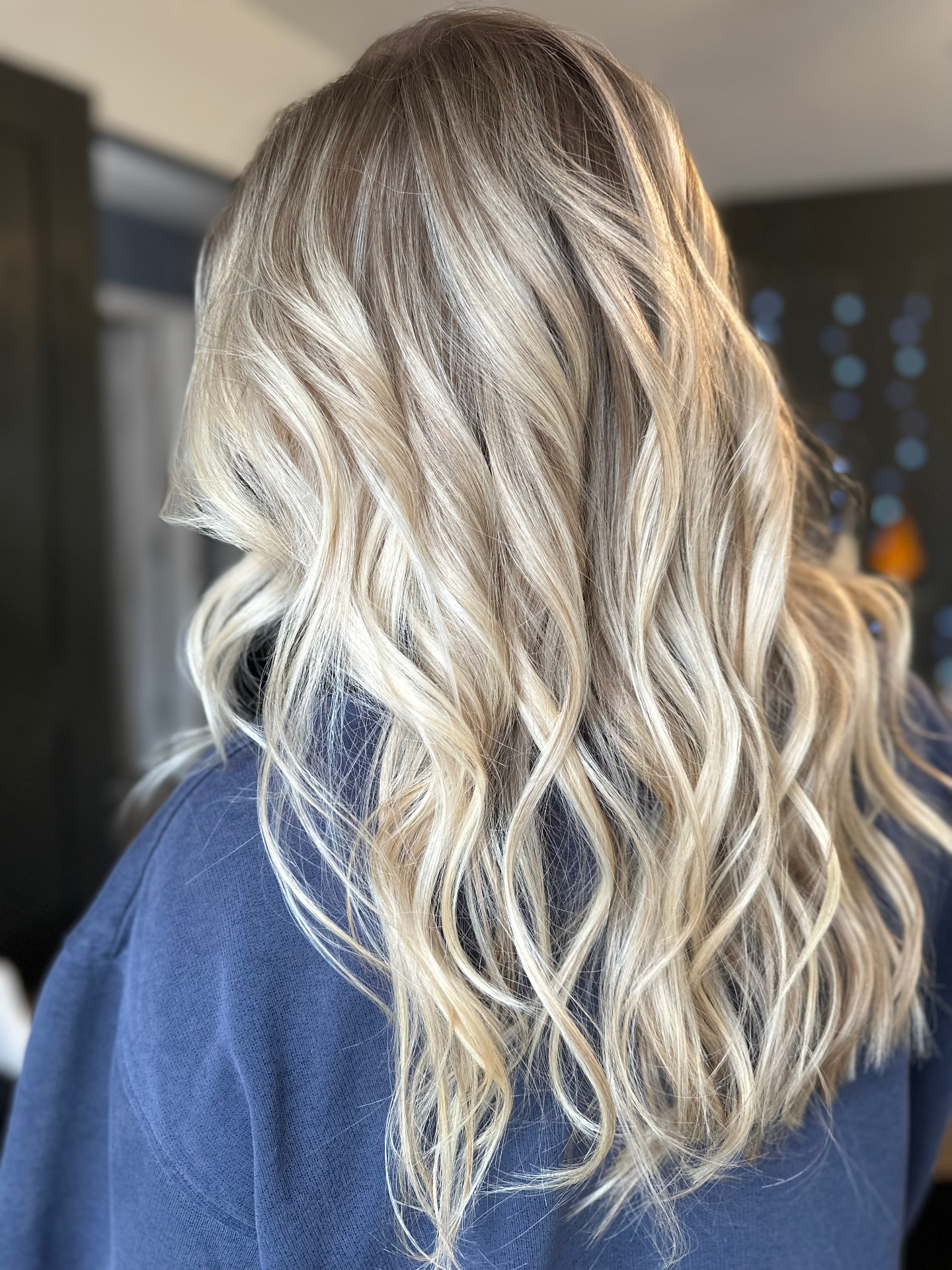 heavy blonding
